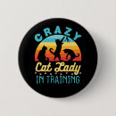 Search for crazy cat lady badges Kitten