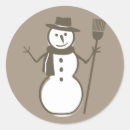 Search for retro snowman stickers Blue