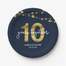Search for 10th anniversary plates 10 years together