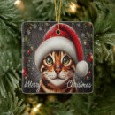 Search for bengal cat christmas tree decorations Xmas