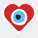 Search for red eye stickers Heart