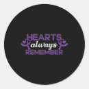 Search for purple ribbon stickers Alzheimers awareness sayings