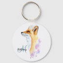Search for fox key rings Watercolor