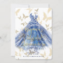 Search for blue dress quinceanera invitations Birthday