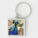 Search for peacock photo key rings Blue