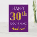 Search for 30th wedding anniversary cards Elegant