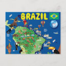 Search for brazil map postcards Rio de janeiro