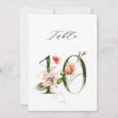 Search for orange watercolor table cards Greenery