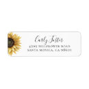 Search for sunflower return address labels Minimal