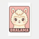 Search for llama post it notes Pink