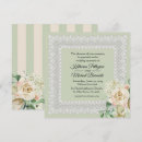 Search for green lace invitations Roses