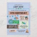 Search for camp out birthday invitations Kids