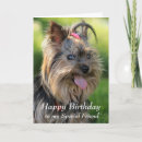 Search for yorkie birthday cards Animal