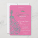 Search for fuschia and silver invitations Purple