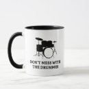 Search for drummer gear mugs Band