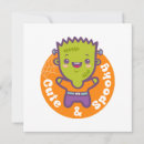 Search for scary monsters invitations Pumpkin