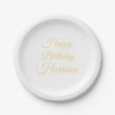 Search for birthday paper plates Calligraphy