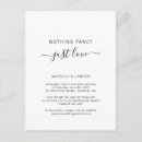 Search for reception wedding announcement cards Nothing fancy just love