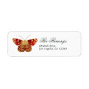 Search for shabby return address labels Red