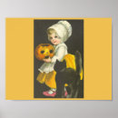 Search for vintage halloween cat posters Girl