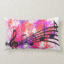 Search for music cushions Typography