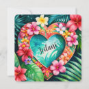 Search for hawaiian valentines day cards Tropical