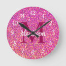 Search for hot pink clocks Glam
