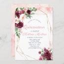 Search for burgundy roses quinceanera invitations Gold