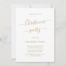 Search for gold christmas invitations Classic