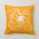 Search for nautical orange cushions Octopus