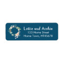Search for garland return address labels Botanical