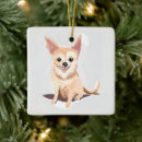 Search for chihuahua christmas tree decorations Watercolor