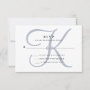 Search for monogram wedding rsvp cards Simple
