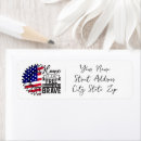 Search for free return address labels Stars and stripes