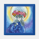 Search for mucha magnets Illustration
