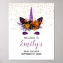 Search for unicorn welcome signs Purple