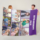 Search for purple photo collage blankets Birthday
