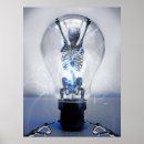 Search for light bulb posters Blue