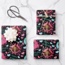 Search for anime girl wrapping paper Black