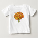 Search for marigold flower tshirts Birthday