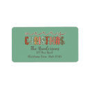 Search for holiday business labels Retro