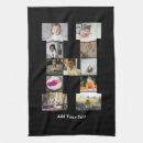 Search for black and white christmas tea towels Photo collage