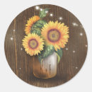 Search for sunflower mason jar stickers String lights