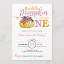 Search for cute pumpkin invitations 1st