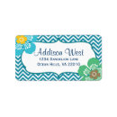 Search for yellow chevron return address labels Modern