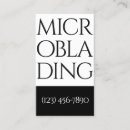 Search for permanent makeup business cards Microblading
