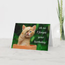 Search for cute tiger birthday cards Kitten