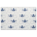 Search for vintage airplane fabric Blue
