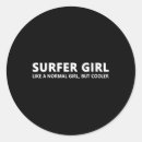 Search for funny surfer stickers Tropical