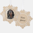 Search for coonhound christmas tree decorations Black and tan coonhound